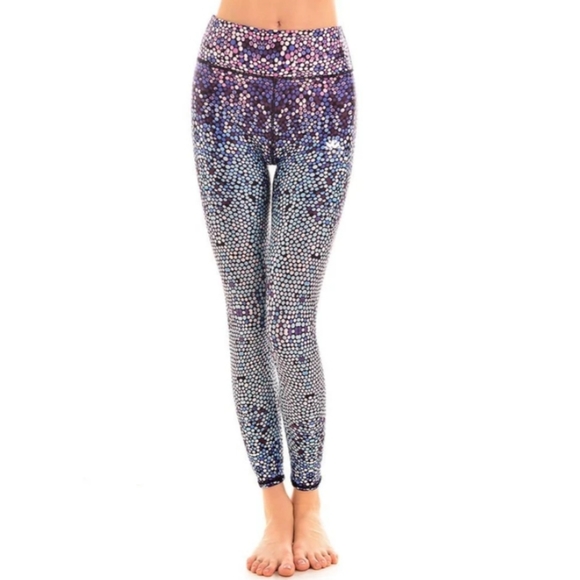 Lotus Mosiac High Rise Full Length Leggings - Picture 2 of 6